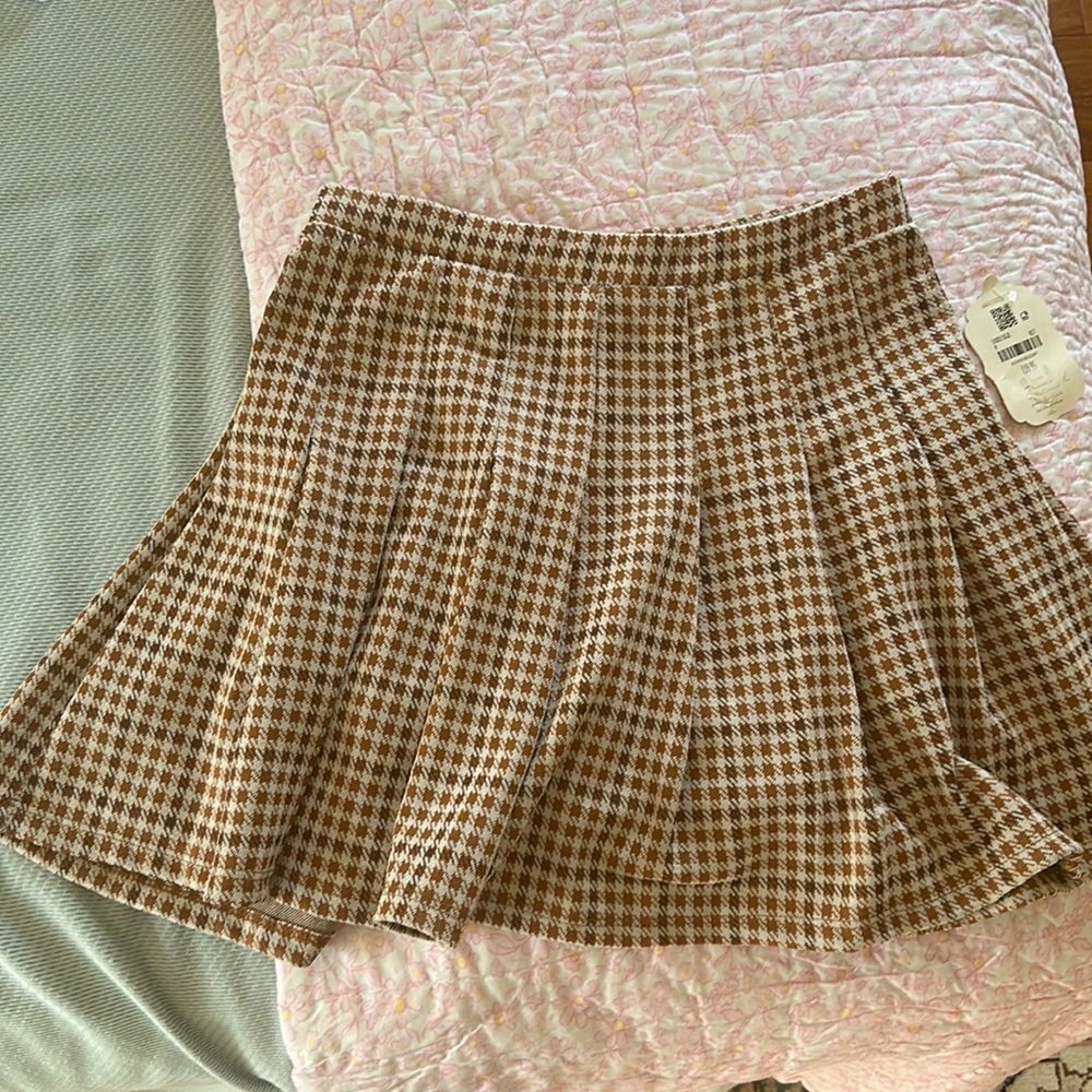 Altard state plaid pleated skirt